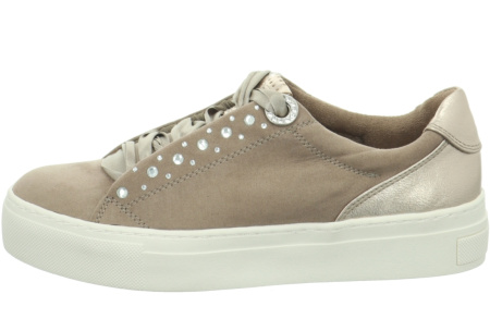 Кеды  Marco Tozzi  бежевый  текстиль F-7214 фото в интернет-магазине | Omadey.ru