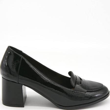 Туфли  Betsy  черный  кожа лаковая искусств. Z-8434 фото в интернет-магазине | Omadey.ru