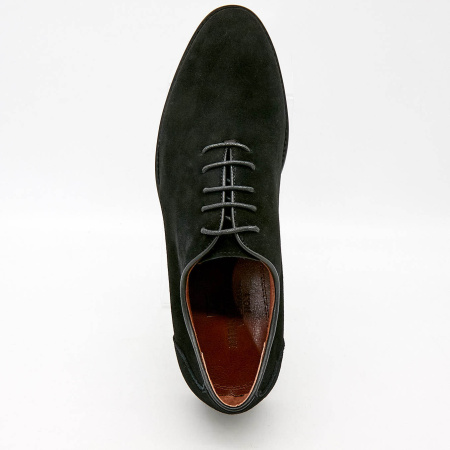 Туфли  Mirco Osvaldo  черный  замша Z-100673 фото в интернет-магазине | Omadey.ru