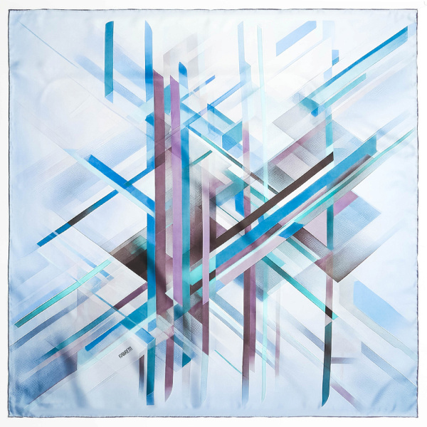 Фото Платок Fabretti голубой  c15656