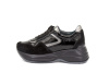 Кроссовки  женские Derem  черный  кожа Z-8333 фото в интернет-магазине | Omadey.ru