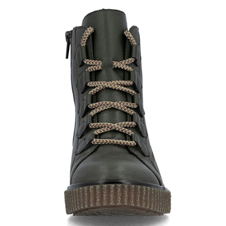 Ботинки  Rieker  зеленый  кожа/кожа искусств. Z-401049 фото в интернет-магазине | Omadey.ru
