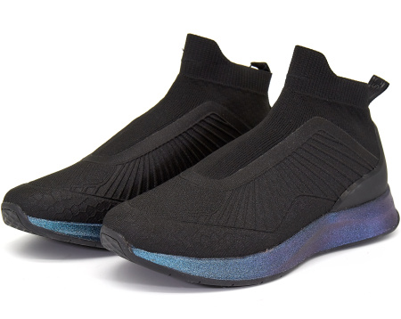 Кроссовки  Tamaris  черный  текстиль Z-8149 фото в интернет-магазине | Omadey.ru