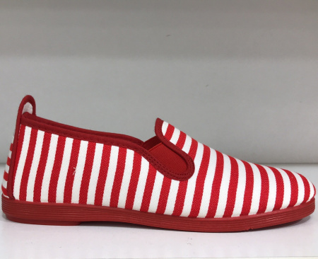 Слипоны  Imara  красный  текстиль F-90014 фото в интернет-магазине | Omadey.ru