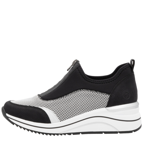 Фото Кроссовки  Remonte  черный  кожа искусств./текстиль F-400215