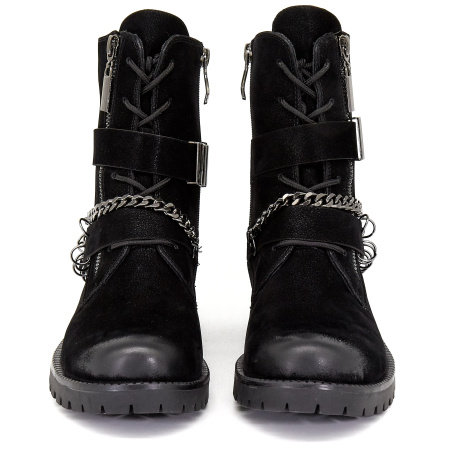 Ботинки  Betsy  черный  нубук искуств. Z-8376 фото в интернет-магазине | Omadey.ru