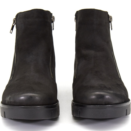 Ботинки  Rieker  черный  замша Z-8200 фото в интернет-магазине | Omadey.ru