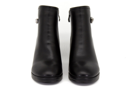 Ботильоны  Betsy  черный  кожа искусств. Z-8257 фото в интернет-магазине | Omadey.ru