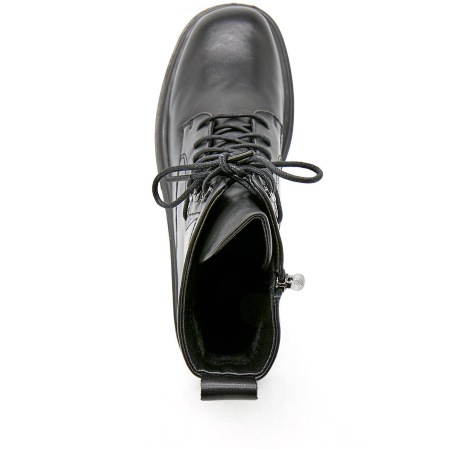 Ботинки  Madella  черный  кожа Z-100532 фото в интернет-магазине | Omadey.ru