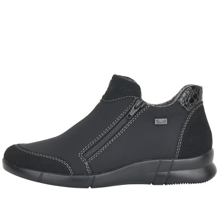 Ботинки  Rieker  черный  кожа искусств./текстиль Z-90299 фото в интернет-магазине | Omadey.ru