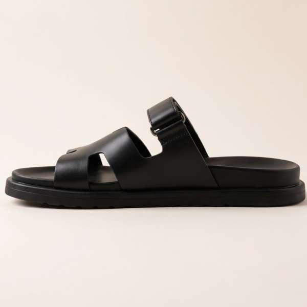 Фото Сандалии  Romitan  черный  кожа  F-401218