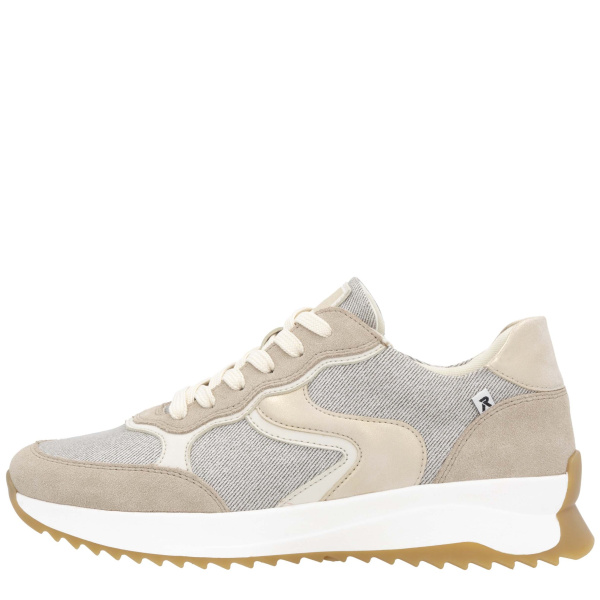 Фото Кроссовки  Rieker-Sport  бежевый  текстиль/кожа F-400047