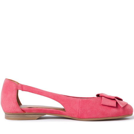 Балетки  Tamaris  коралловый  кожа F-80042 фото в интернет-магазине | Omadey.ru