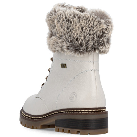 Ботинки  Remonte  белый  кожа/кожа искусств.  Z-400100 фото в интернет-магазине | Omadey.ru