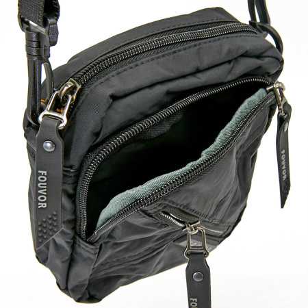 Сумка  Fouvor  черный  текстиль c11572-black фото в интернет-магазине | Omadey.ru