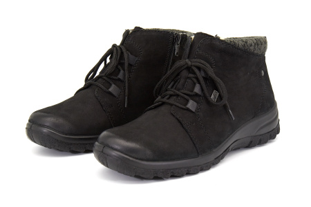 Ботинки  Rieker  черный  кожа/кожа искусств./текстиль Z-8198 фото в интернет-магазине | Omadey.ru