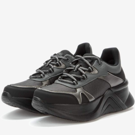 Кроссовки  Grunberg  черный  кожа искусств./оксфорд Z-90406 фото в интернет-магазине | Omadey.ru