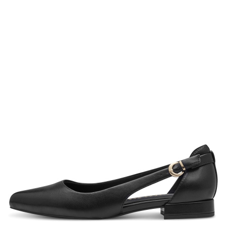 Балетки  Marco Tozzi  черный  кожа искусств. F-300303 фото в интернет-магазине | Omadey.ru