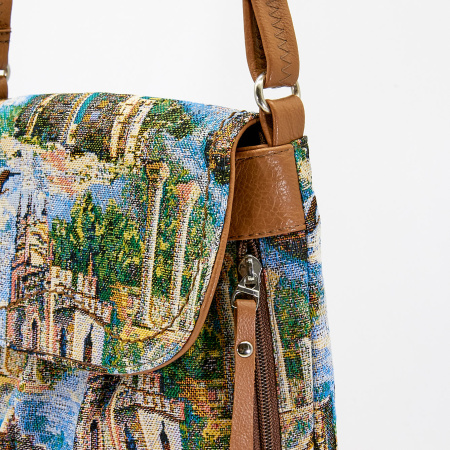 Сумка  Omadey  бежевый  гобелен c10859 фото в интернет-магазине | Omadey.ru