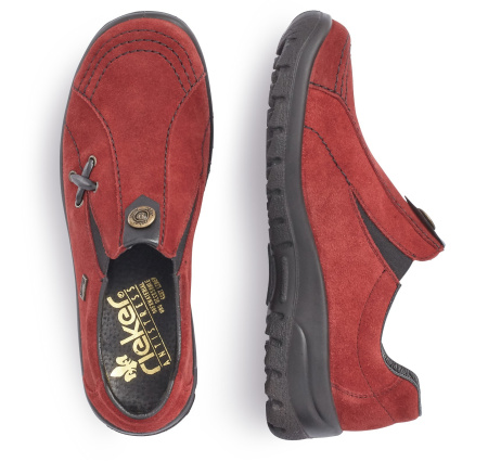 Туфли  Rieker  бордовый  кожа/кожа искусств. Z-8776 фото в интернет-магазине | Omadey.ru