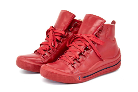 Ботинки  Romika  красный  кожа Z-8658 фото в интернет-магазине | Omadey.ru