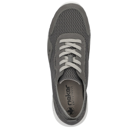 Кроссовки  Rieker  серый  кожа/текстиль F-400144 фото в интернет-магазине | Omadey.ru