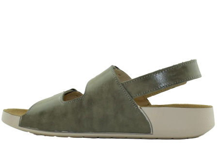 Сандалии  Suave  зеленый  кожа  F-401255 фото в интернет-магазине | Omadey.ru