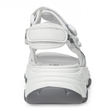 Сандалии  Baden  белый  текстиль F-90901 фото в интернет-магазине | Omadey.ru