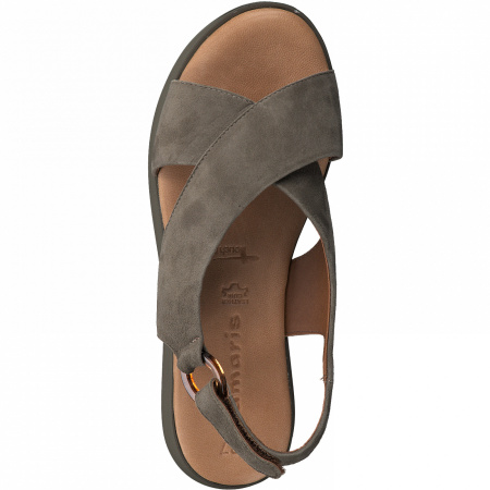 Сандалии  Tamaris  оливковый  кожа F-90744 фото в интернет-магазине | Omadey.ru