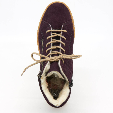 Ботинки  Rieker  бордовый  кожа Z-7665 фото в интернет-магазине | Omadey.ru