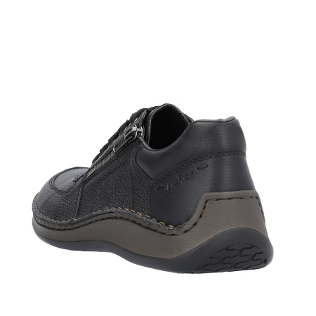 Туфли  Rieker  черный  кожа/кожа искусств. F-300018 фото в интернет-магазине | Omadey.ru