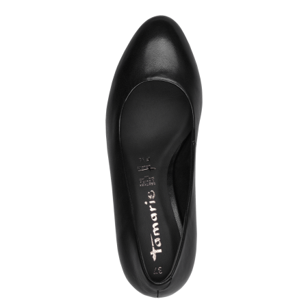 Туфли  Tamaris  черный  кожа Z-400521 фото в интернет-магазине | Omadey.ru