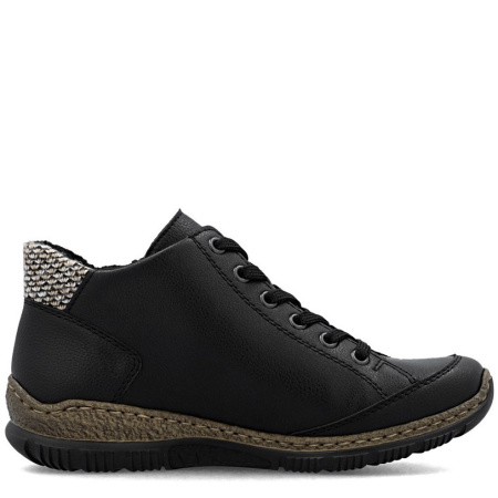 Ботинки  Rieker  черный  кожа/кожа искусств. Z-400872 фото в интернет-магазине | Omadey.ru