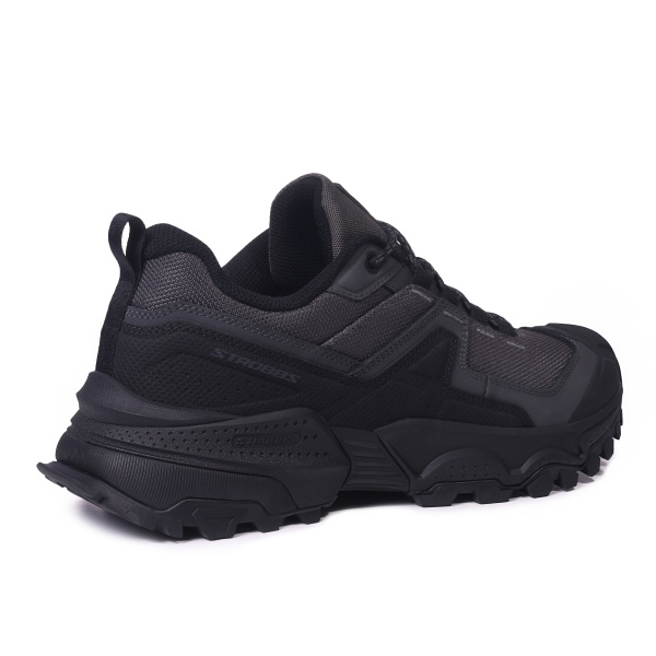 Фото Кроссовки  Strobbs  серый кожа/микрофибра/текстиль Z-400769 мужские