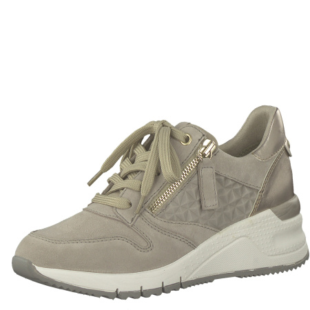 Кроссовки  женские Tamaris  бежевый  кожа F-80016 фото в интернет-магазине | Omadey.ru