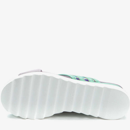 Сандалии  Keddo  мятный  кожа искусств. F-80991 фото в интернет-магазине | Omadey.ru