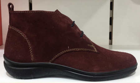 Ботинки  Esse  бордовый  замша Z-89247 фото в интернет-магазине | Omadey.ru