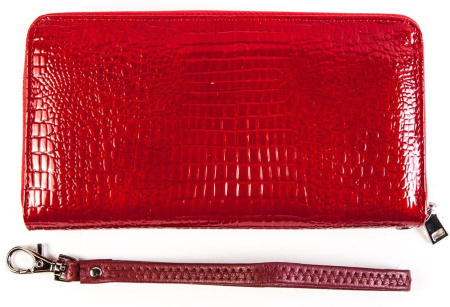 Кошелек  женские Coscet  красный  кожа лаковая искусств. c11970 фото в интернет-магазине | Omadey.ru