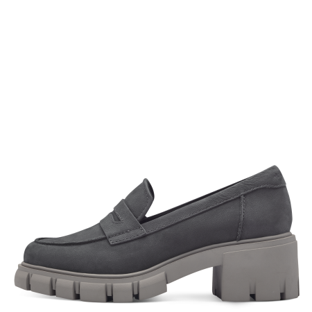 Туфли  Tamaris  серый  кожа Z-400382 фото в интернет-магазине | Omadey.ru