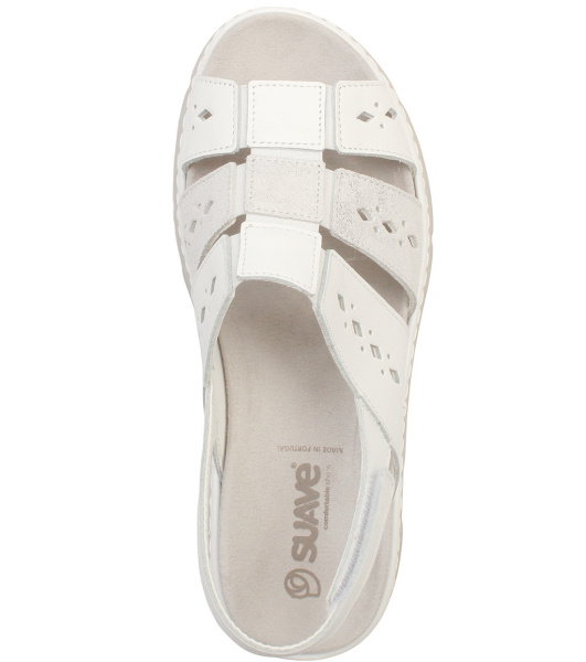 Фото Сандалии  Suave  белый  кожа  F-401272