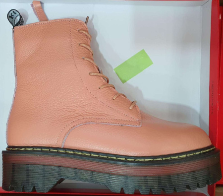 Ботинки  CV Martanni  розовый  кожа Z-90672 фото в интернет-магазине | Omadey.ru