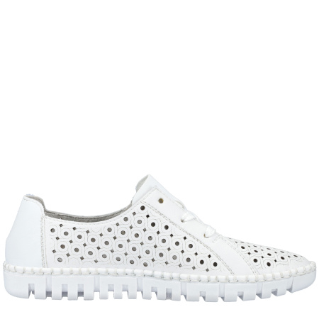 Кроссовки  Rieker  белый  кожа/кожа искусств. F-400182 фото в интернет-магазине | Omadey.ru