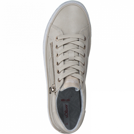 Кеды  S.Oliver  бежевый  кожа искусств. F-100033 фото в интернет-магазине | Omadey.ru