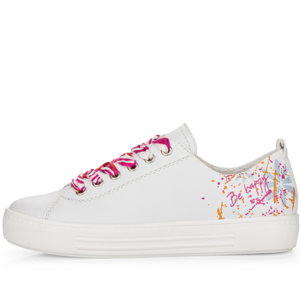 Фото Кеды  Remonte  белый  кожа/кожа искусств. F-100122