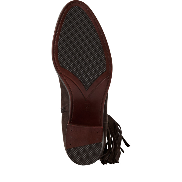 Фото Ботинки  Marco Tozzi  коричневый  кожа Z-400988 Фото Ботинки  Marco Tozzi  коричневый  кожа Z-400988