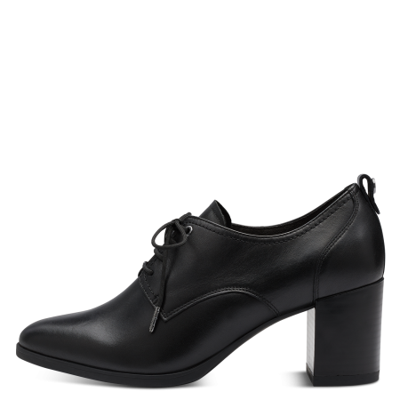 Туфли  Tamaris  черный  кожа Z-400381 фото в интернет-магазине | Omadey.ru