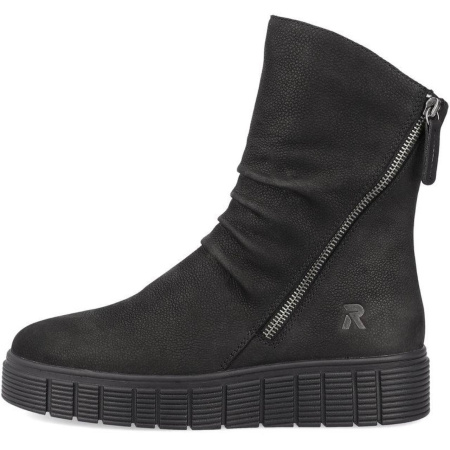 Ботинки  Rieker  черный  кожа Z-300150 фото в интернет-магазине | Omadey.ru