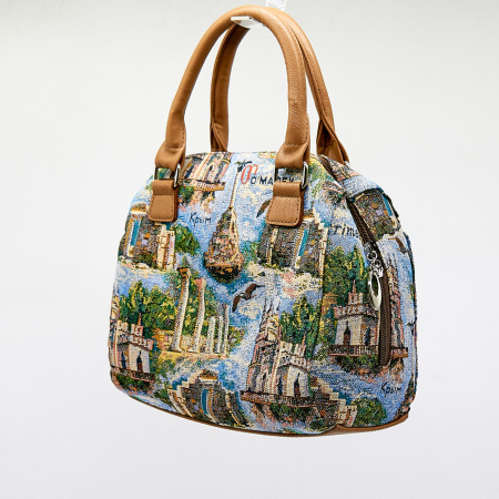 Сумка женская Omadey бежевый гобелен c10862 фото в интернет-магазине | Omadey.ru