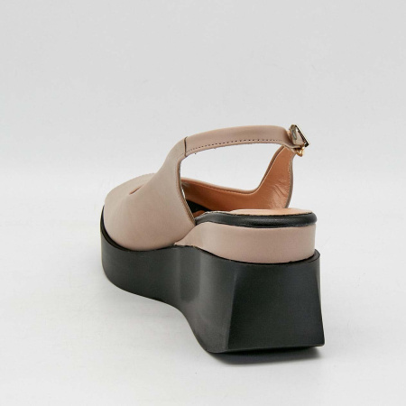 Босоножки  Dakkem  бежевый  кожа F-90515 фото в интернет-магазине | Omadey.ru