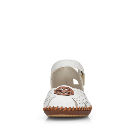 Босоножки  Rieker  белый  кожа/кожа искусств. F-100595 фото в интернет-магазине | Omadey.ru Босоножки  Rieker  белый  кожа/кожа искусств. F-100595 фото в интернет-магазине | Omadey.ru